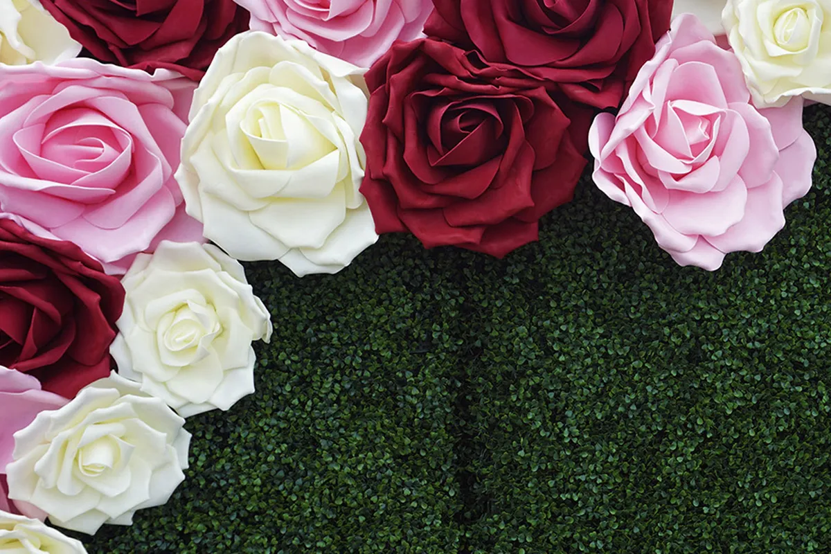 Hedge Walls for Baby Showers and Gender Reveals